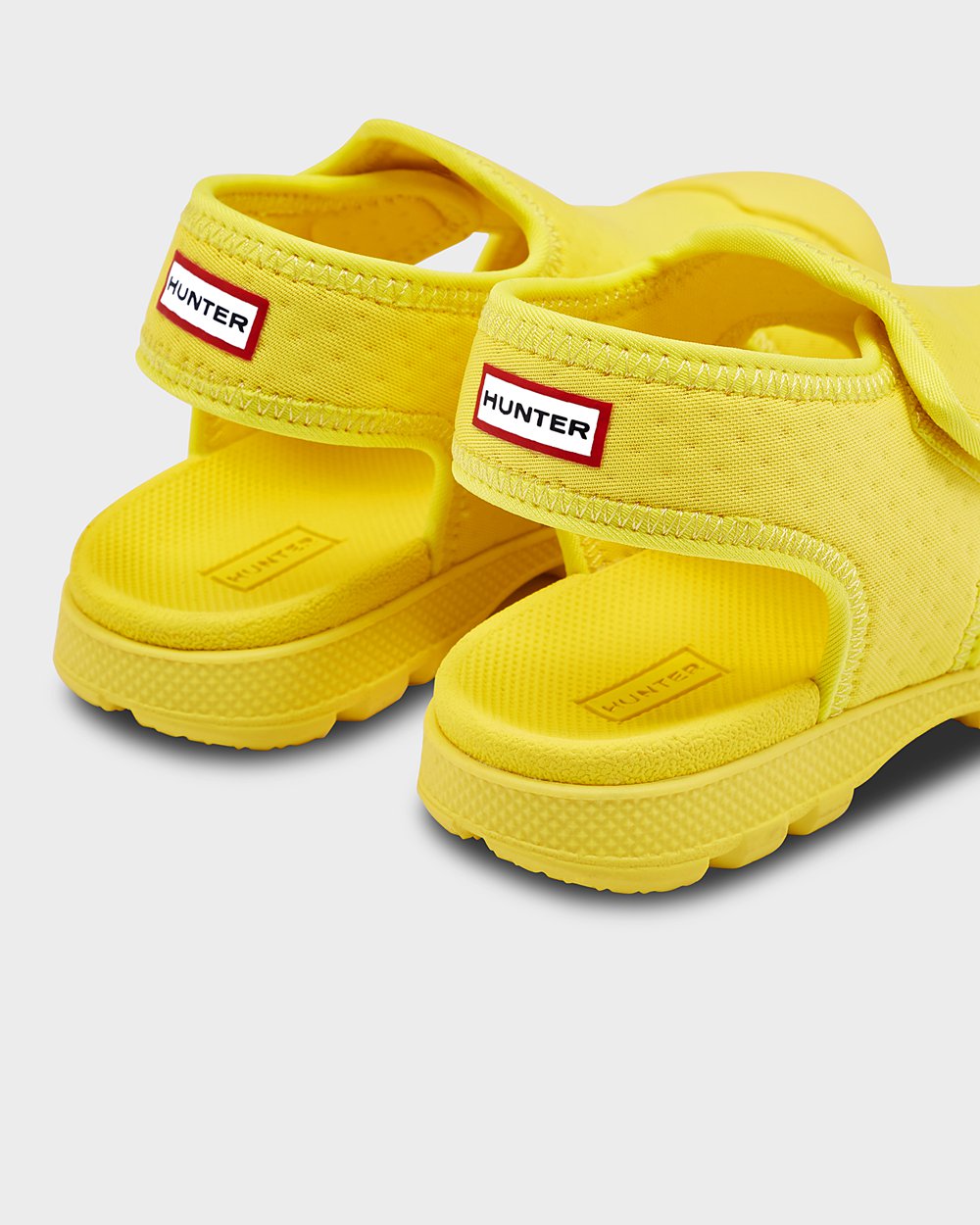 Hunter Niños Original Little Outdoor Walking - Sandalias Amarillo - 478-YVSMOK